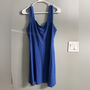 SO Vibrant Blue Strapless Dress
